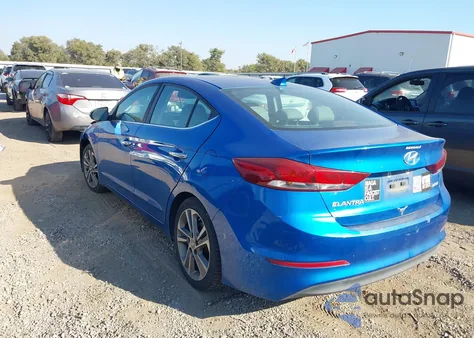 2017 Hyundai Elantra Limited из США, поврежденный, VIN 5NPD84LFXHH043776
